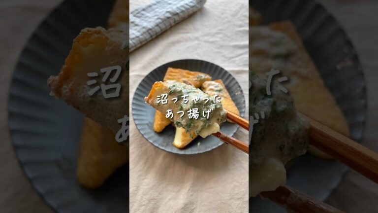 【 120%沼る】悪魔の厚揚げ😊#レシピ #shorts