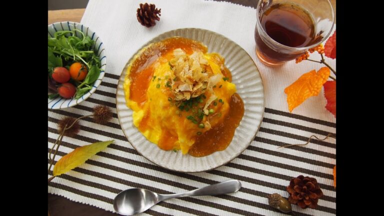 【こマ？】twitterで話題！激ウマ和風オムライス