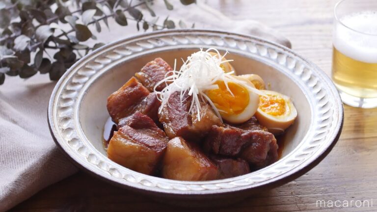 【基本のレシピ】豚の角煮