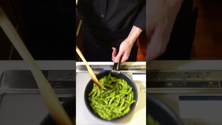 枝豆の一番おいしい食べ方【サッとおつまみ】