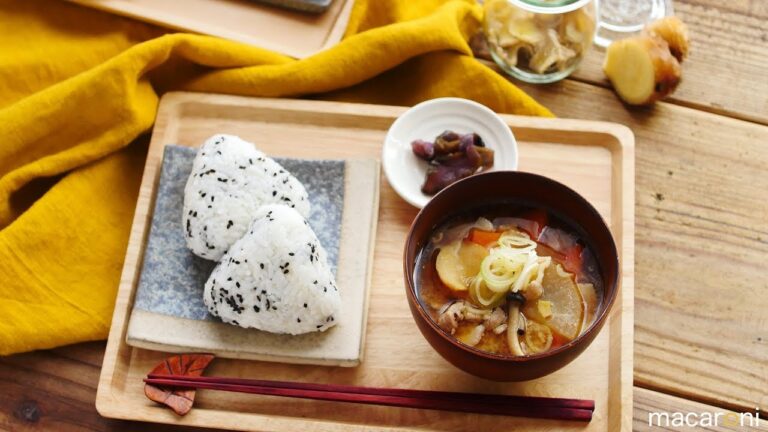 【ゆるぽかレシピ】しょうが と 根菜 のぽかぽか 豚汁 の レシピ 作り方