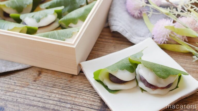 子供の日や端午の節句に「レンジで作る柏餅」のレシピ・作り方