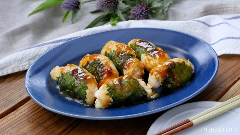 【ささみのしそチーズ巻き照り焼き】絶品やわらか！チーズをささみで巻いて大葉で包む♪お弁当やおつまみに｜macaroni（マカロニ）