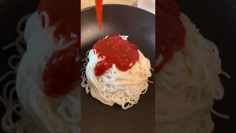 そうめんでビビン麺🔥🌶️🌶️ #おうちごはん #ビビン麺#そうめんアレンジ