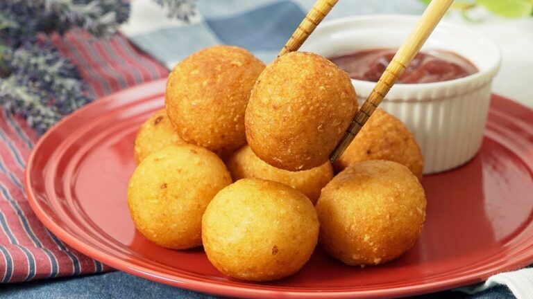 【簡単おやつ】手が止まらない!!コロコロポテトチーズボールの作り方
