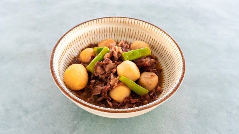 冷凍里芋と牛肉の煮っころがし【N'sKITCHEN】