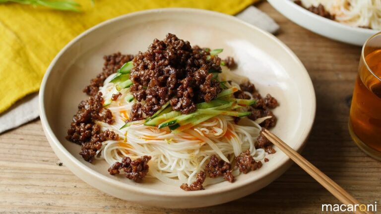 【すぐ麺】 盛岡 の味!?  肉みそ 絡む じゃじゃ そうめん のレシピ 作り方