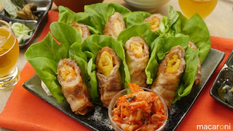 包まずサムギョプサル風！ 豚バラ肉の 長ネギ 巻き のレシピ 作り方