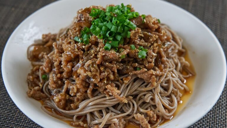 クソ暑い夏はこいつでキメたい【冷やし山椒そば】