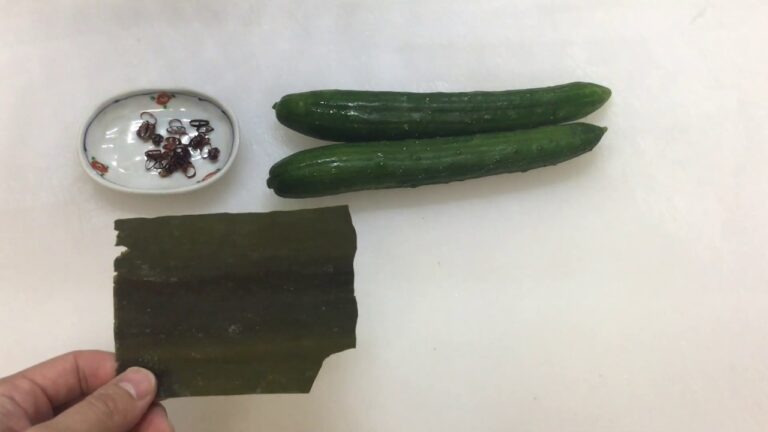 【きゅうりの1本漬け】の作り方　きゅうりの漬物