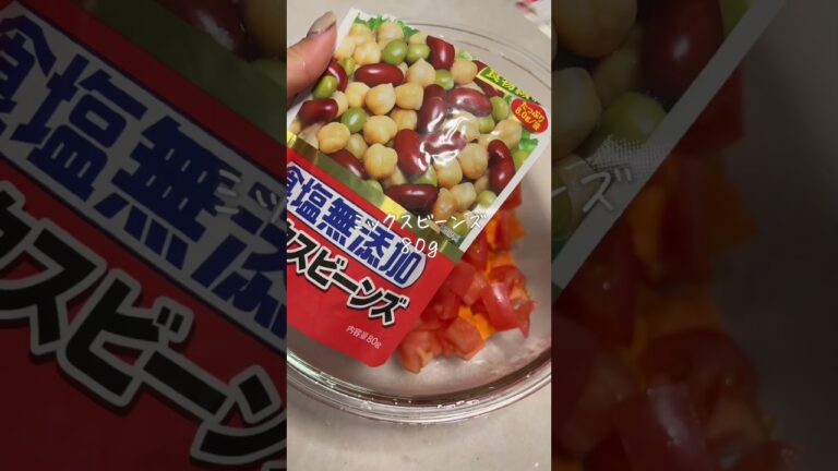 ドレッシング不要！混ぜるだけシーザーサラダ　#簡単レシピ