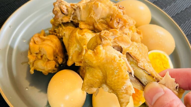 とにかく箸が止まらない！【手羽元のさっぱり煮】ホロホロほどける柔らかさ♪お酢のパワーってすごい！Freshly boiled chicken wings【home cooking】