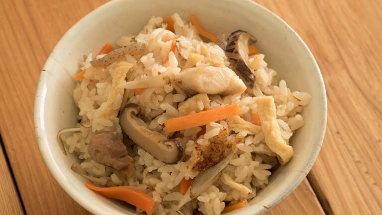 「五目炊き込みご飯」の作り方