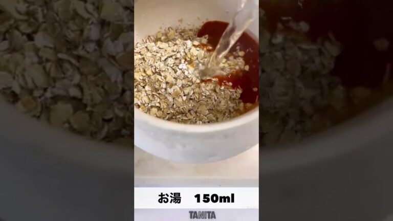 【オートミール】レンジで簡単❗️痩せるキムチーズリゾット　#shorts #cooking