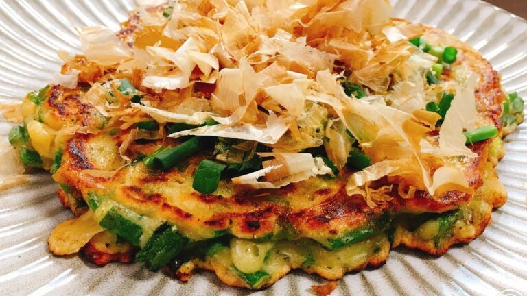 ビックリするほど超簡単だけどこれがまた旨いんだわ!!『絶品 ネギ焼き』How to make Negiyaki