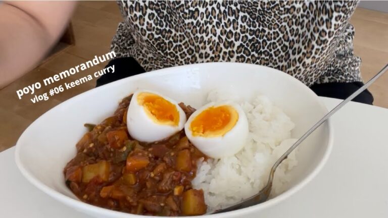 vlog #06 | keema curry　夏野菜でキーマカレーを作る