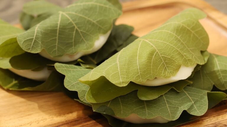 もっちり！柔らか！柏餅の作り方 | How to make oak leaf rice cake