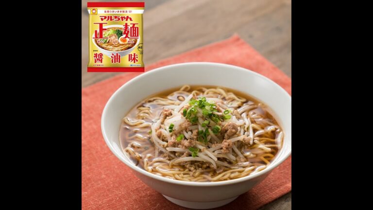 オイスターソースがそそる豚もやし正麺（醤油味）