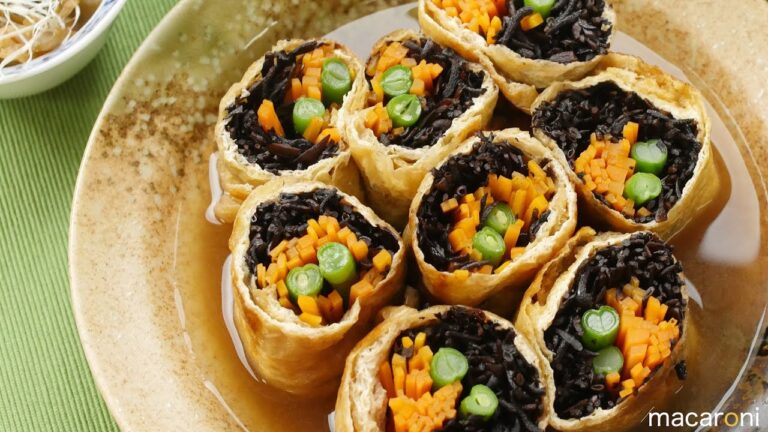 地味おかず卒業！お出汁じんわり ひじきの 煮物の お揚げ巻き のレシピ 作り方