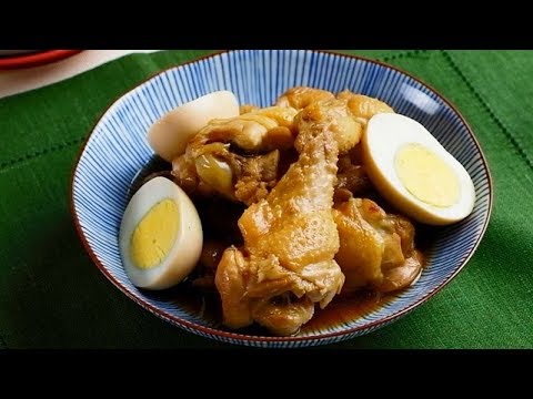 お酢で鶏手羽元さっぱり煮