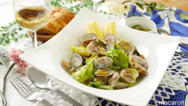 コク増し増し！ あさりと 春キャベツの 豚バラ 酒蒸し 炒め のレシピ 作り方