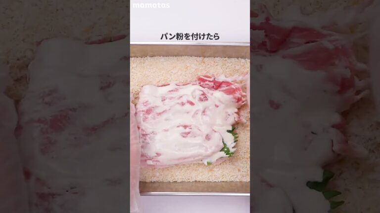 【面倒くさい！をなるべくなくした】実は簡単すぎるその名もズボラとんかつ #shortレシピは概要欄をチェック