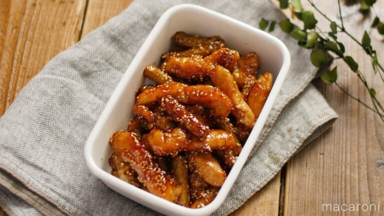 【 作り置き 】やみつき。甘辛スティックチキン ごぼう の レシピ 作り方