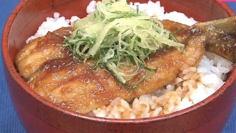 イワシのかば焼き丼