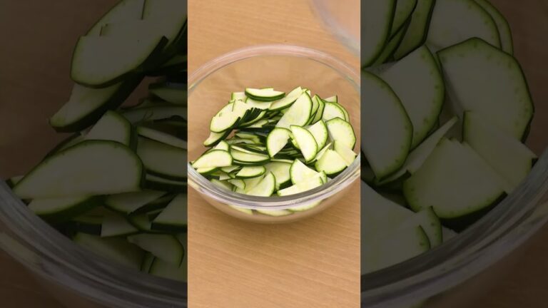【火を使わない】無限ズッキーニの作り方 #shorts