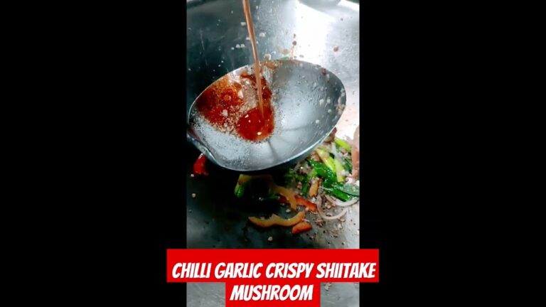 😋😋These Chili Garlic Crispy Shiitake Mushrooms are the#food #cooking #foodrecipe #recipe #streetfood