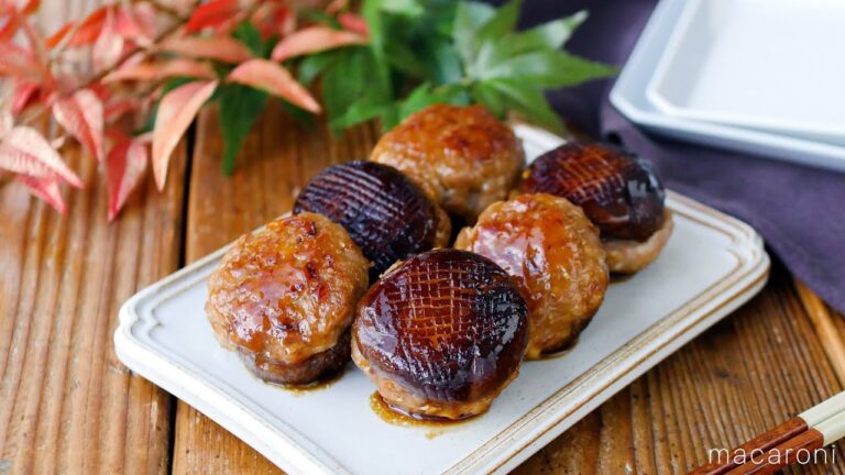 【しいたけの肉詰め】旨味たっぷりジューシー！軸も美味しく活用♪｜macaroni（マカロニ）