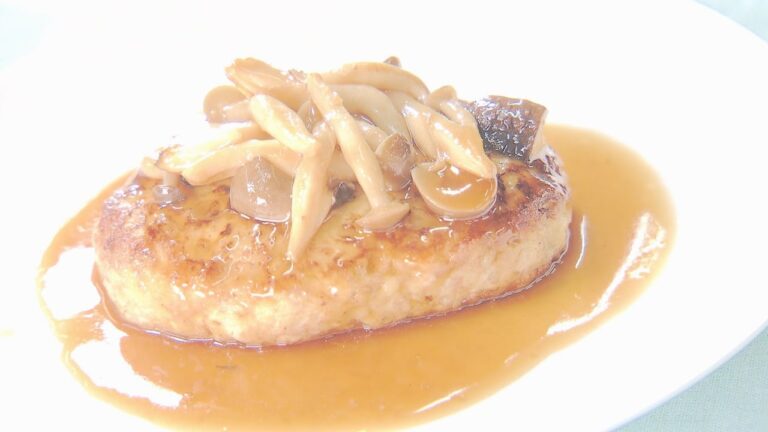 豆腐ハンバーグ 照り焼きソース（2019年12月11日）