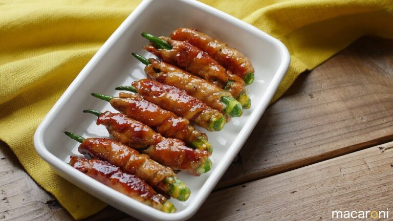 【作り置き】お弁当おかずにも！ 肉巻き オクラの 照り焼き のレシピ 作り方