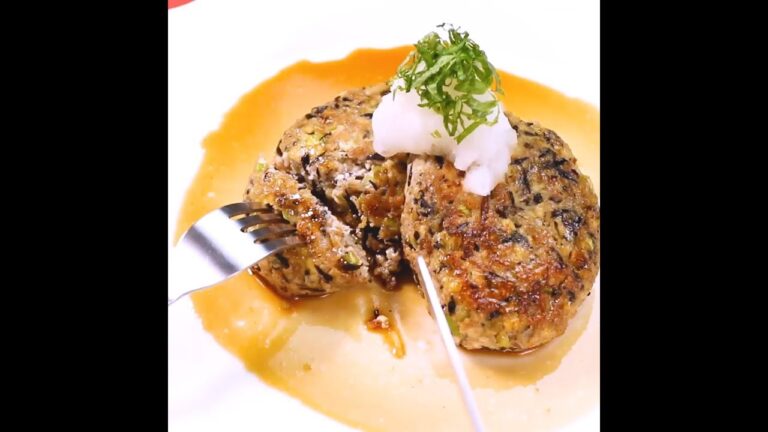 豆腐を入れたヘルシーメニュー和風豆腐ハンバーグ ｜ moguna[モグナ]