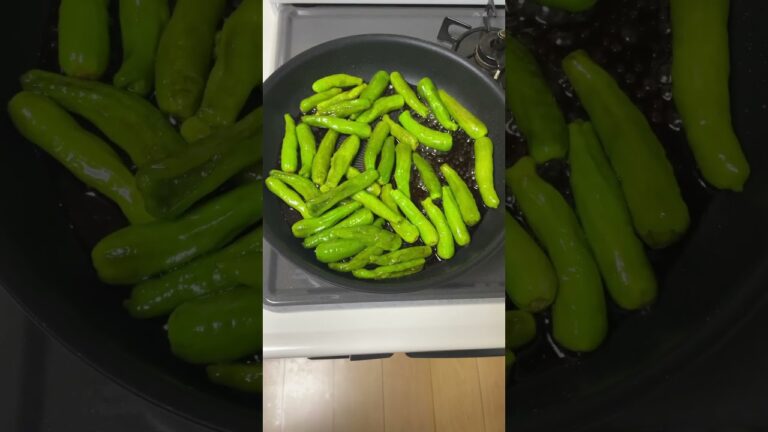 箸が止まらない【ししとう】の甘辛♪