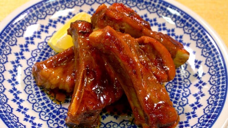 材料4つ！スペアリブの本格マーマレード煮