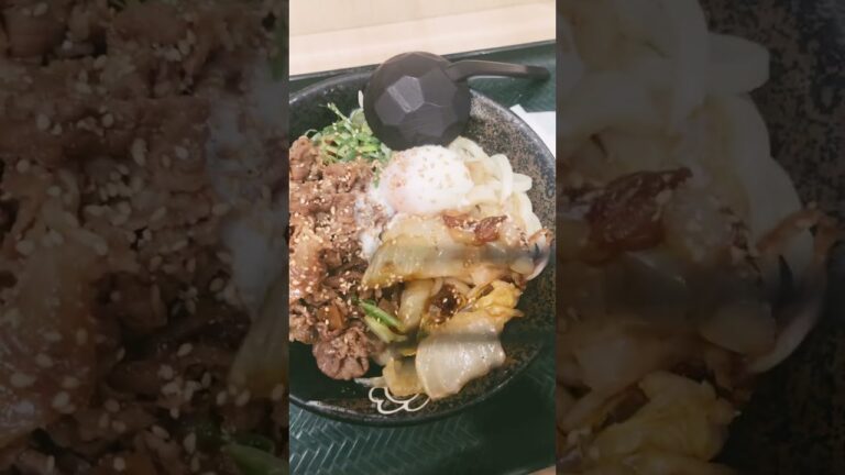 はなまるうどん　倍盛り牛スキぶっかけ