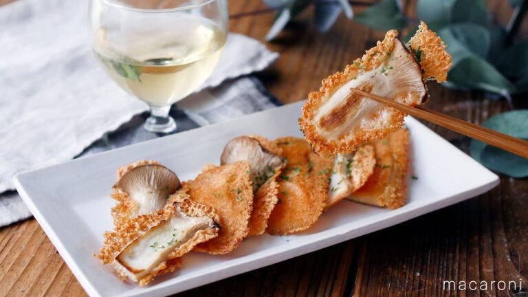 【エリンギのカリカリチーズ焼き】旨みたっぷり♪10分で作れる簡単おつまみ！｜macaroni（マカロニ）