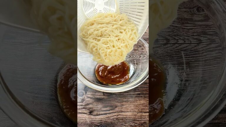濃厚すぎて沼る！味噌だれそうめん#shorts