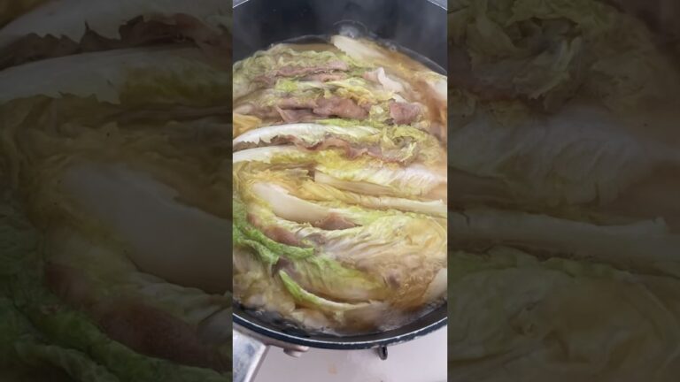 豚肉と白菜のミルフィーユ煮#shorts