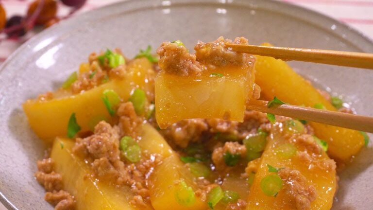 とろ～り濃厚！しょうが風味のそぼろあんかけ大根