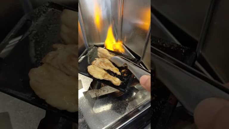 100均ミニ鉄板 【鶏せせりポン酢】焼く♪#Shorts♯若鶏セセリ♯焼鳥