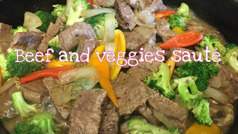Beef & Veggies Sauté/ オイスターソース牛肉野菜炒め