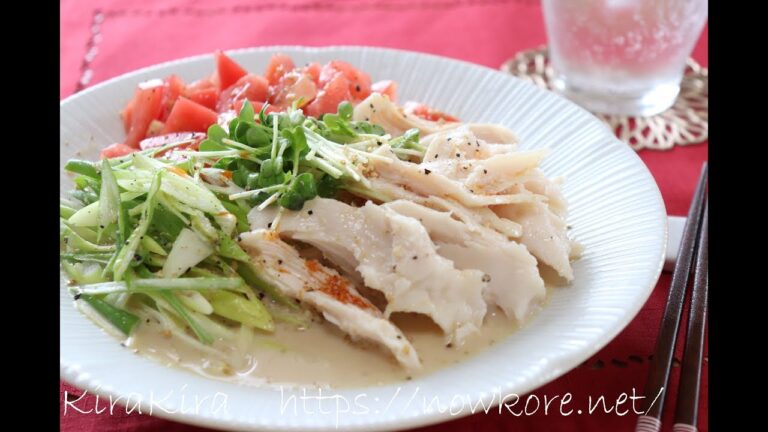 豆乳ヘルシーサラダそうめんの作り方。ハナタカで話題のレシピ