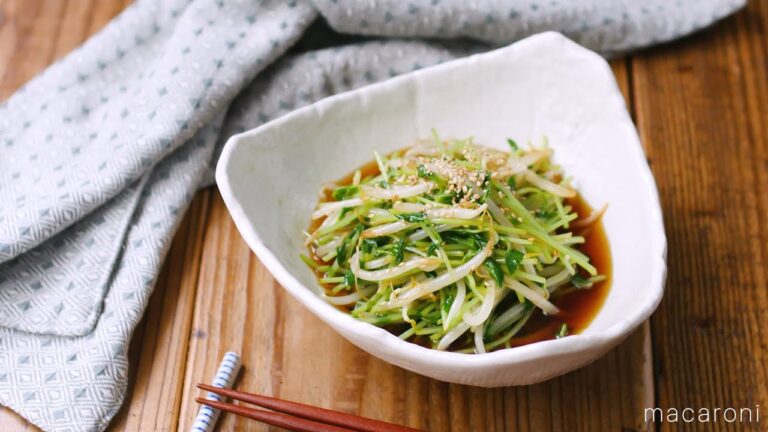節約食材で♪豆苗ともやしの中華風サラダ