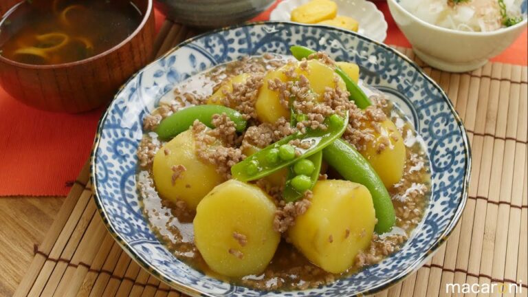 ゴロゴロとろ~り！ じゃがいもと 豚ひき肉の そぼろ 煮 のレシピ 作り方