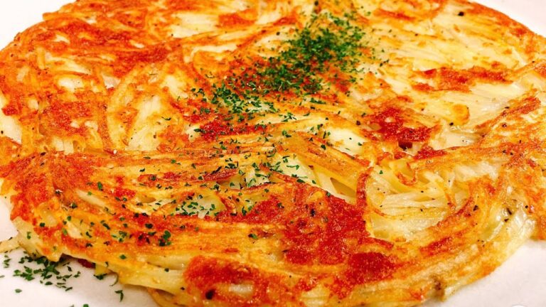 【超簡単】想像をはるかに超える衝撃の旨さ!! サクサクカリカリ♪『新じゃがとチーズのガレット』New potatoes & cheese Garrett | Easy Recipes