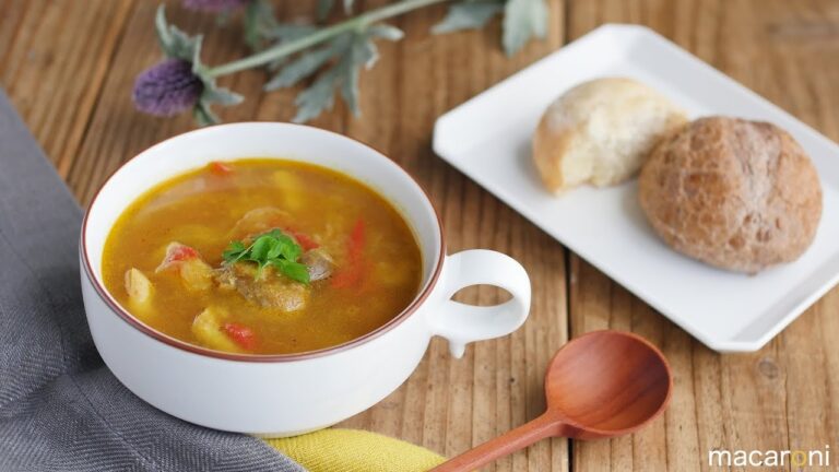 【365日のパンとスープ】トマトときのこのカレースープ