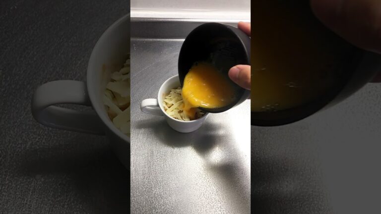 これ食って10kg痩せた。とりあえずこれ作って食っとけ。【ダイエット】マグカップオートミールオムライス#shorts