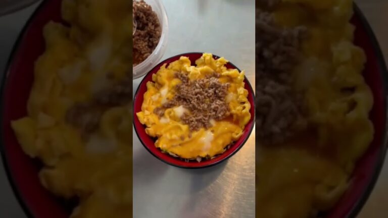 そぼろ卵丼【簡単丼】 #shorts #親子丼